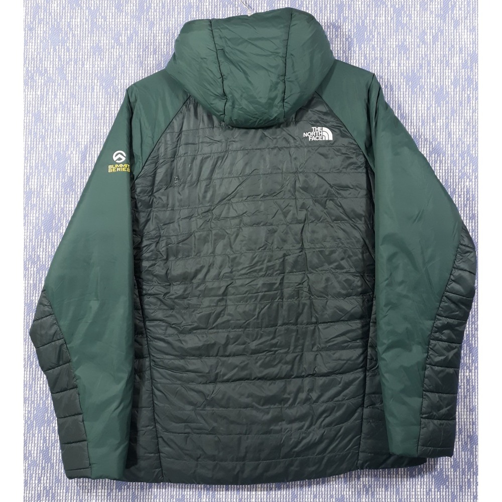The North Face Summit Series Puffer Down Parka Jacket Hooded Mens XL Green - Picture 9 of 12